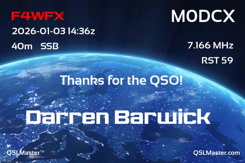 QSL Card received by F4WFX: no_38